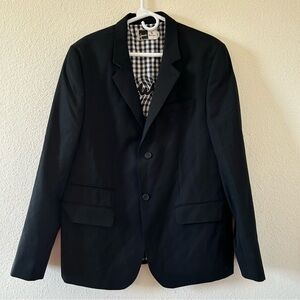 Howe Forty Four Men’s Blazer Fits L/XL Black Dressy Party Office Sophisticated